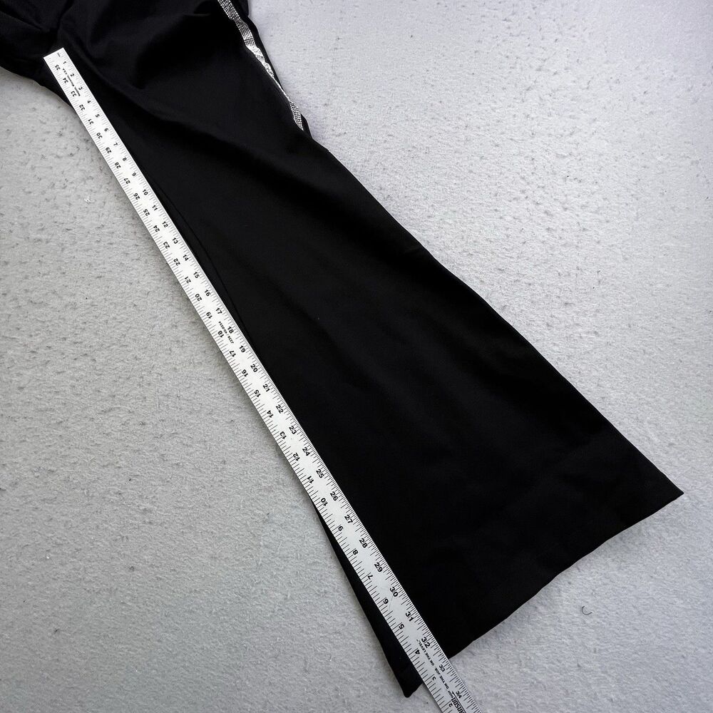 Dolls Kill Poster Flare Pants Womens L Black Silver Sequins Gothic Punk Festival - Picture 9 of 11